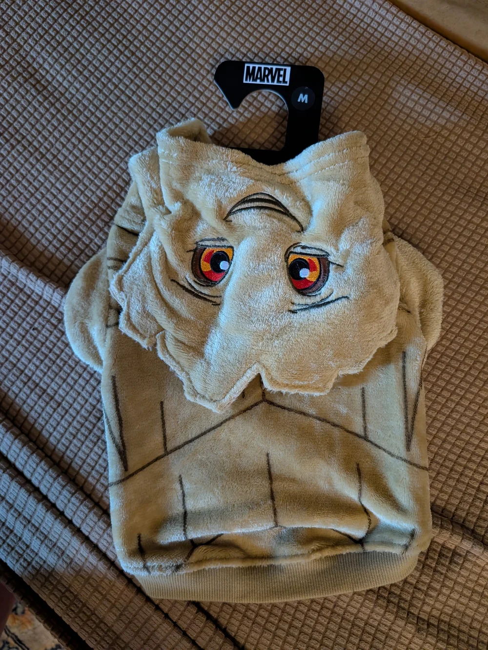 NWT Marvel Guardians Plush Hoodie Pet Costume Groot Character